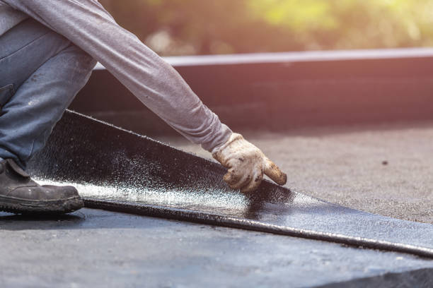 Professional Crawl Space Encapsulation technician working in Sheboygan Falls, WI